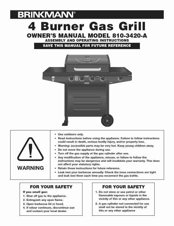 Brinkmann 4 Burner Gas Grill Manual-page_pdf